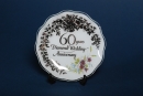 60-ik évfordulóra jubileumi tányér