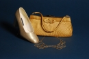 (11)Arany alkalmicipő hozzáillő táskával