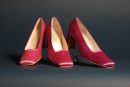 Példál a rózsaszin általunk festett cipökre