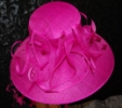 Pink Condici kalap szallagokkal K511