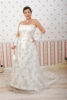 Divatosan romantikus molett esküvői ruha ES376