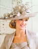 Elegáns angol női kalap tolldísszel, Condici
