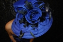Kék/fekete Condici kalap (K/601)